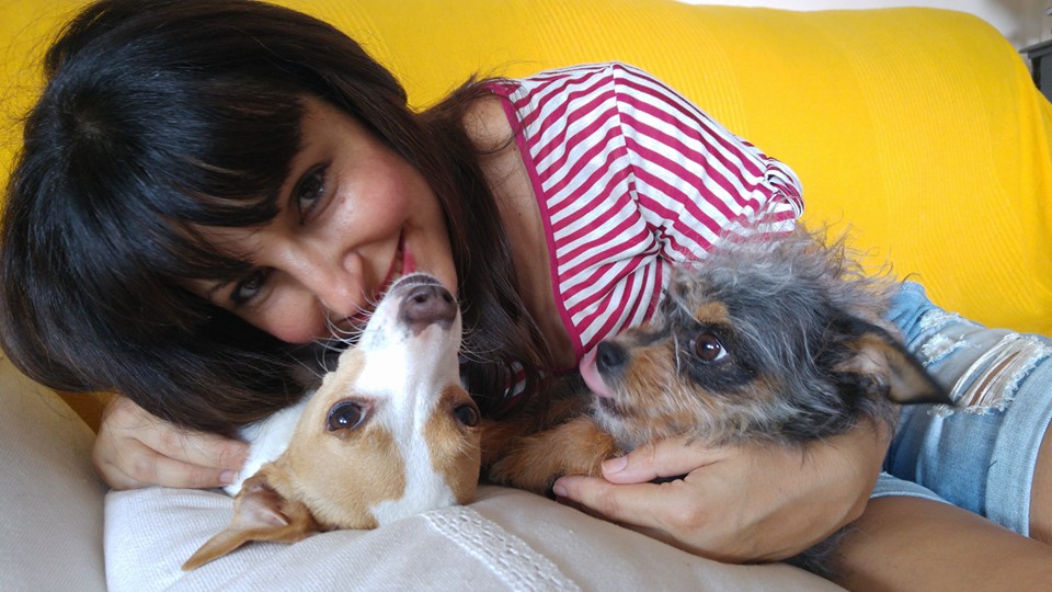 Laura-Calvache y sus mascotas Laura-Calvache y sus mascotas