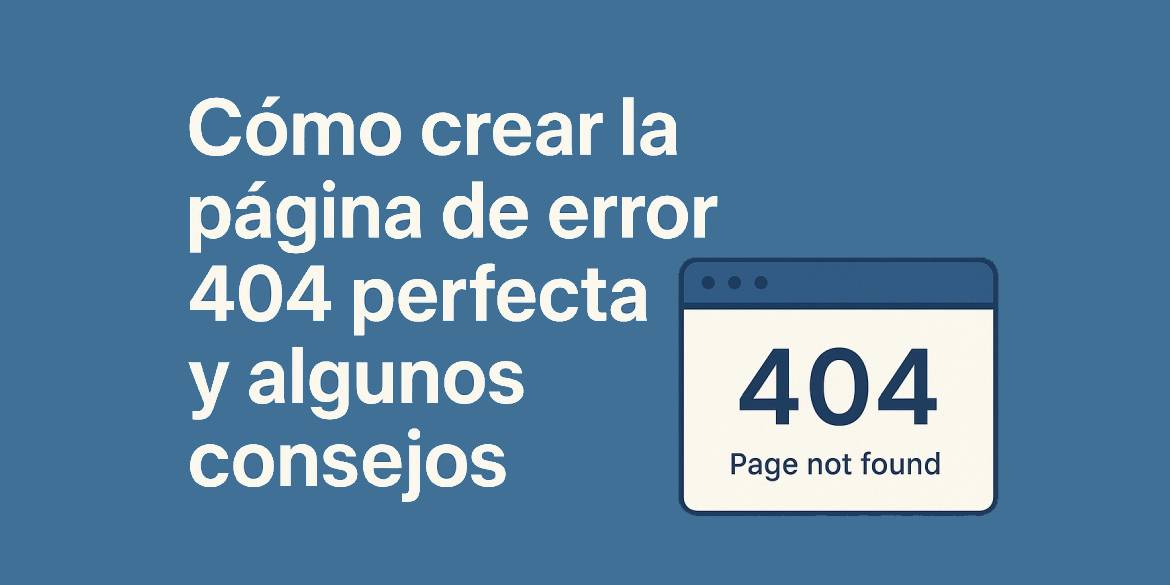Cómo crear una página error 404 y consejos para optimizar